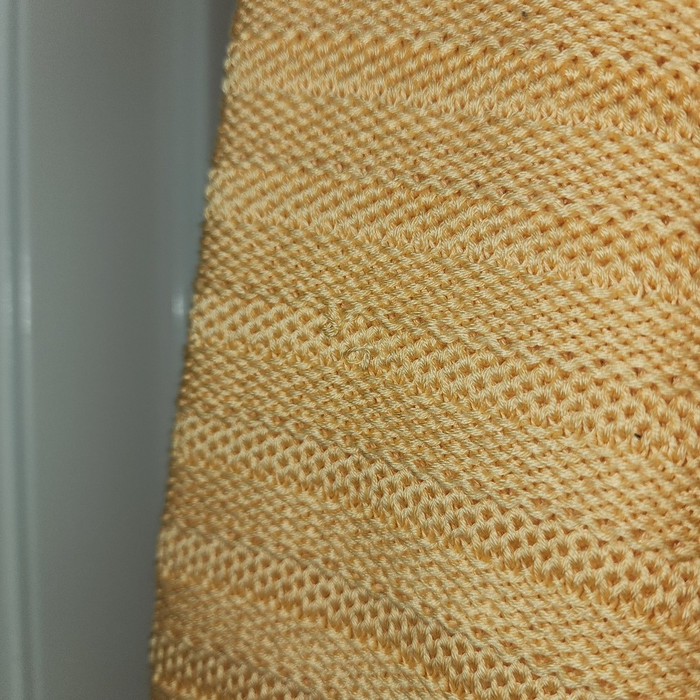 Vintage Bobby Jones V-Neck Sweater Mens L/XL 100%‎ Cotton Golf Preppy Yellow - Picture 6 of 11